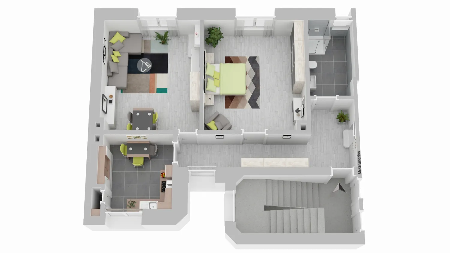 2 Zimmer Wohnung mit 69 m² in Hagen – Bild 1