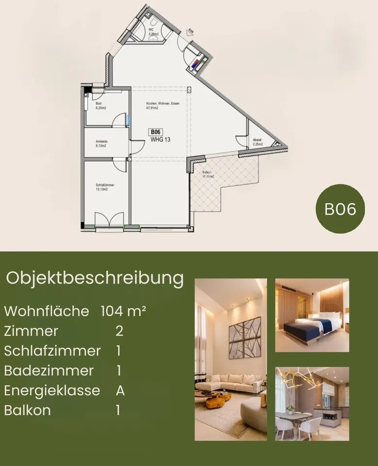 2 Zimmer Wohnung mit 104 m² in Nürnberg – Bild 4