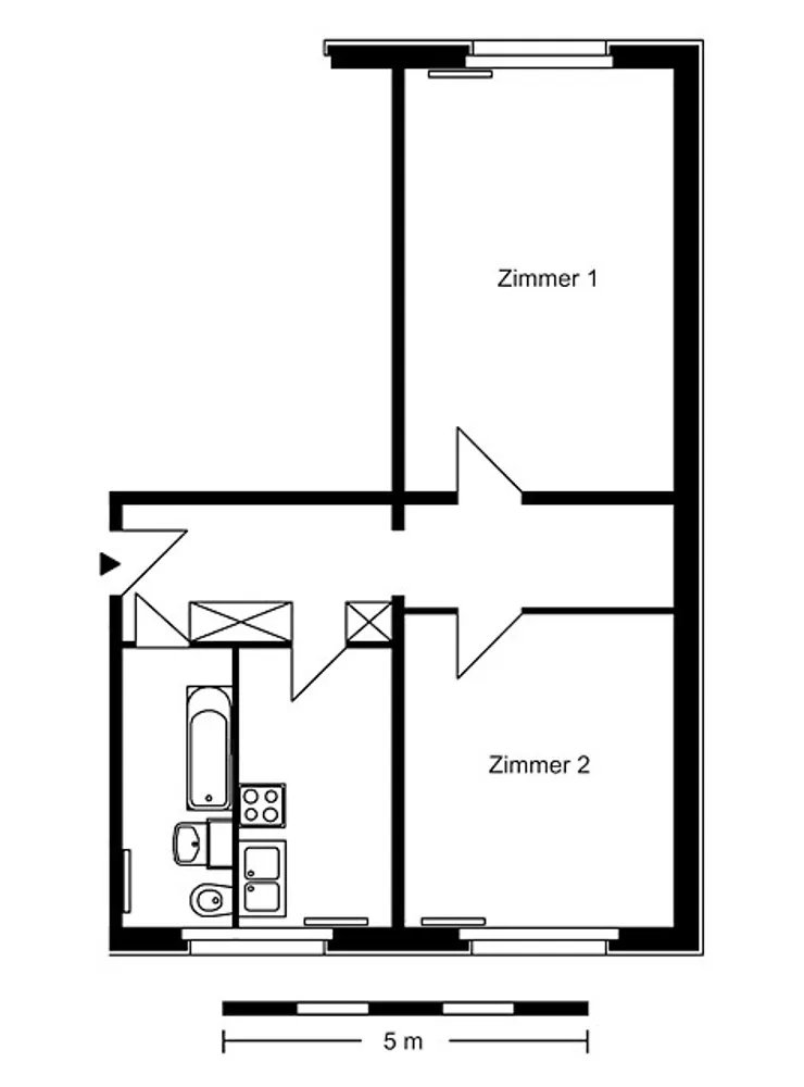 2 Zimmer Wohnung mit 55 m² in Berlin – Bild 3