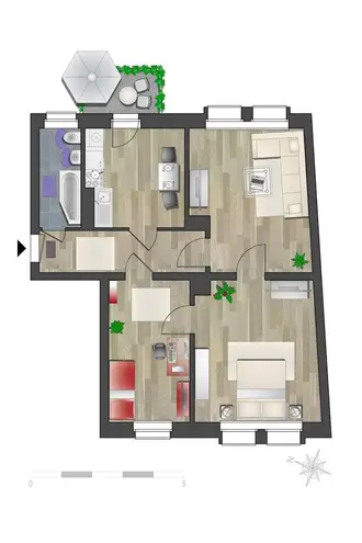 3 Zimmer Wohnung mit 67 m² in Chemnitz – Bild 5