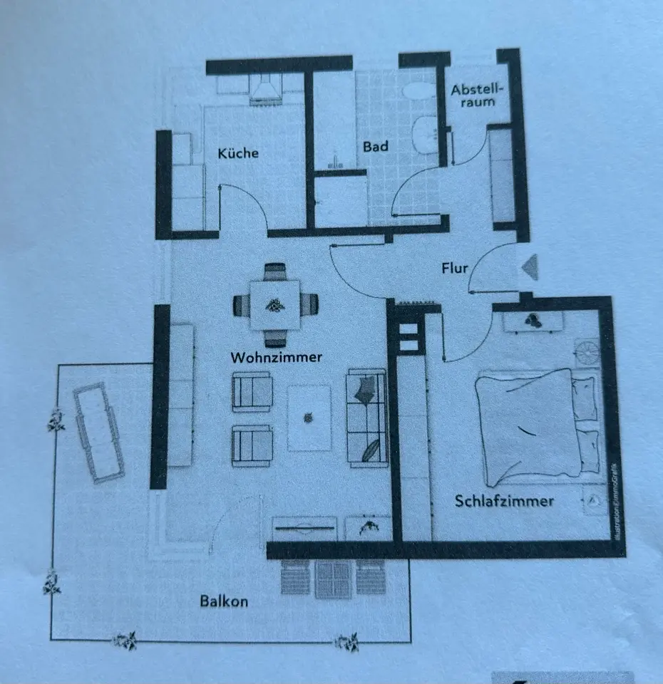 2 Zimmer Wohnung mit 53 m² in Bocholt – Bild 8