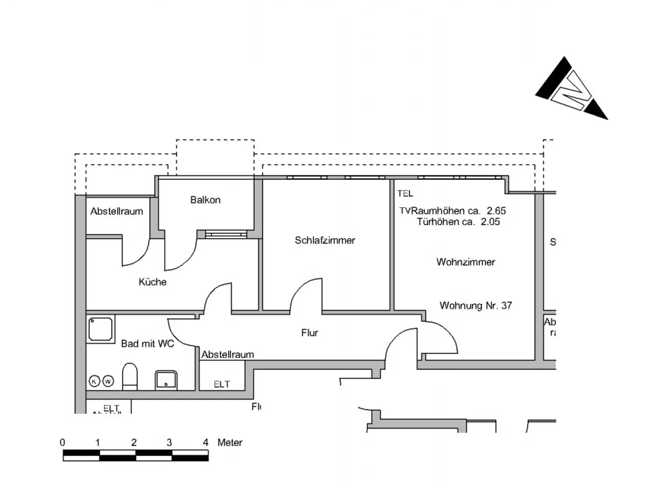 2 Zimmer Wohnung mit 59 m² in Bremen – Bild 2