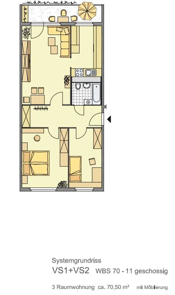 3 Zimmer Wohnung mit 69 m² in Gera – Bild 12