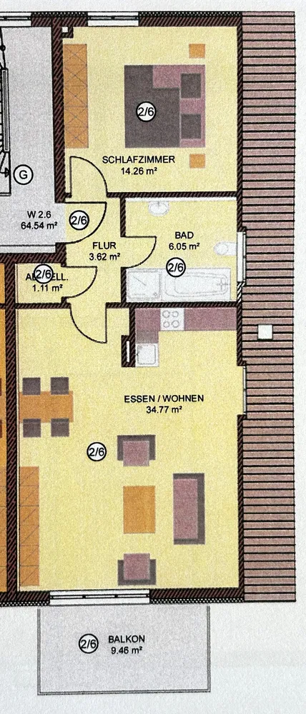 2 Zimmer Wohnung mit 64 m² in Ingolstadt – Bild 11