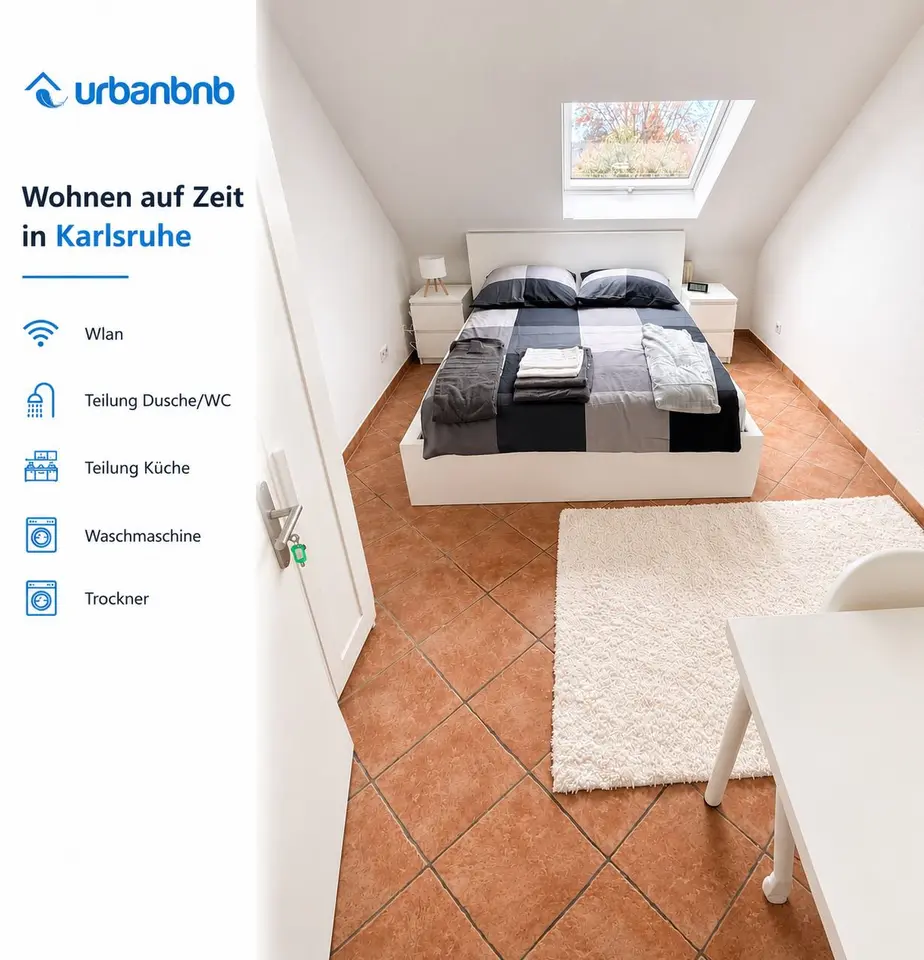 WG-Zimmer mit 18 m² in Karlsruhe – Bild 2