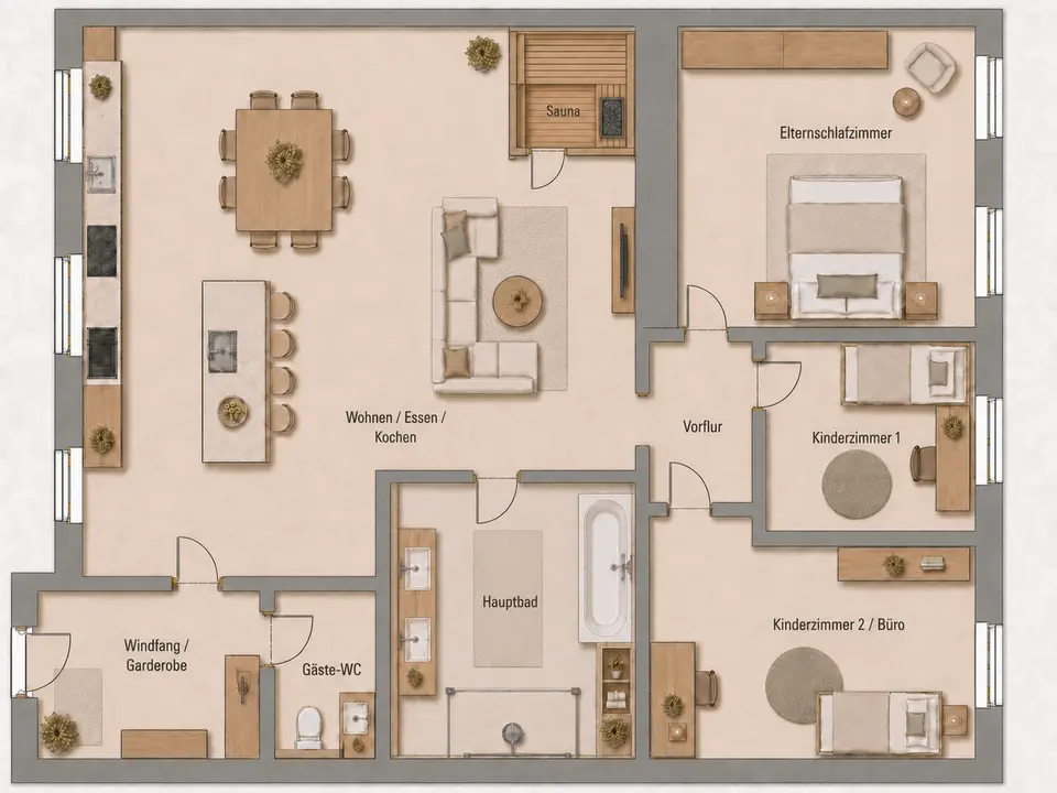 4 Zimmer Wohnung mit 130 m² in Meiningen – Bild 7