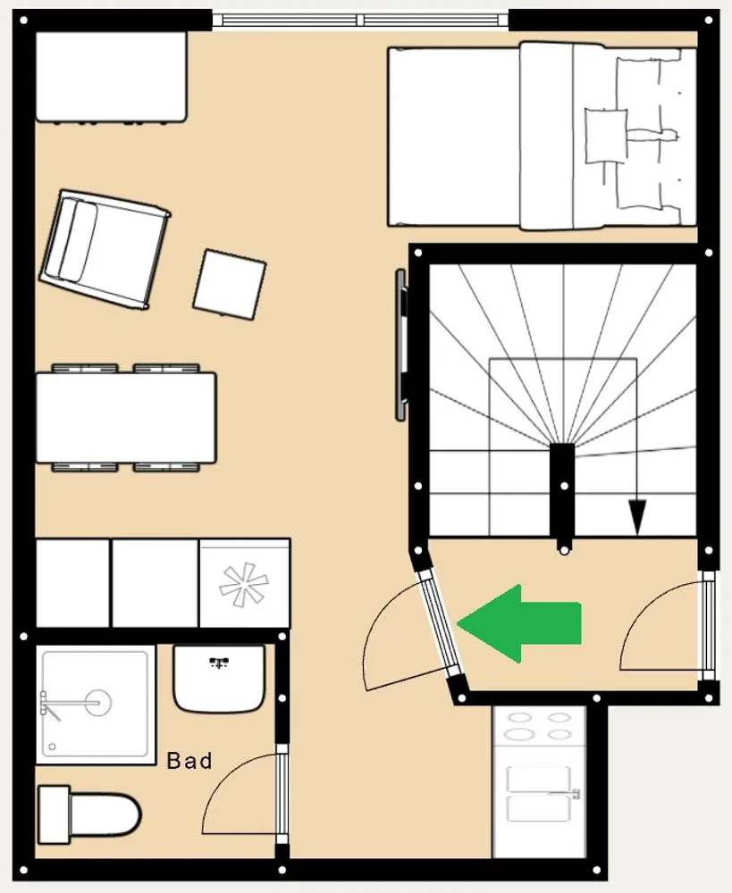 1 Zimmer Wohnung mit 24 m² in Darmstadt – Bild 9