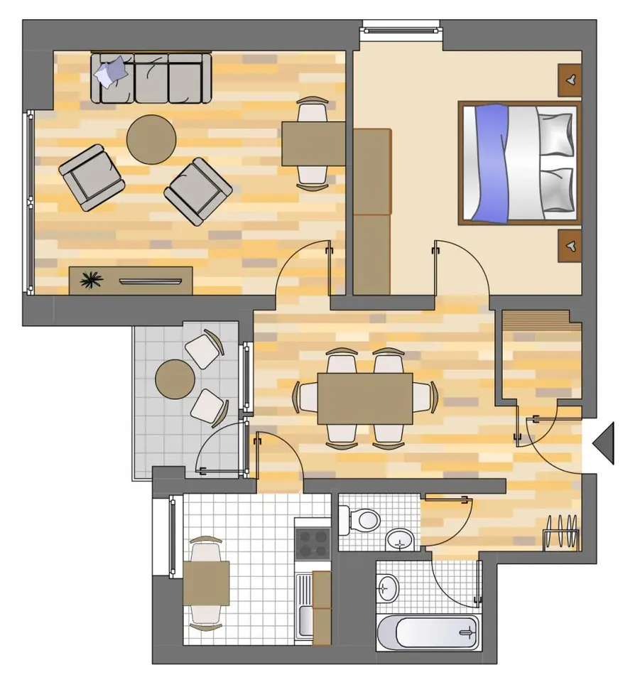 2 Zimmer Wohnung mit 63 m² in Siegen – Bild 5