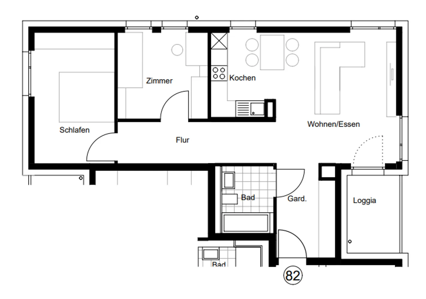 3 Zimmer Wohnung mit 75 m² in Stuttgart – Bild 1