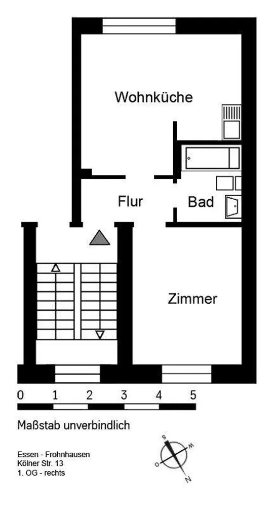 2 Zimmer Wohnung mit 36 m² in Essen – Bild 9
