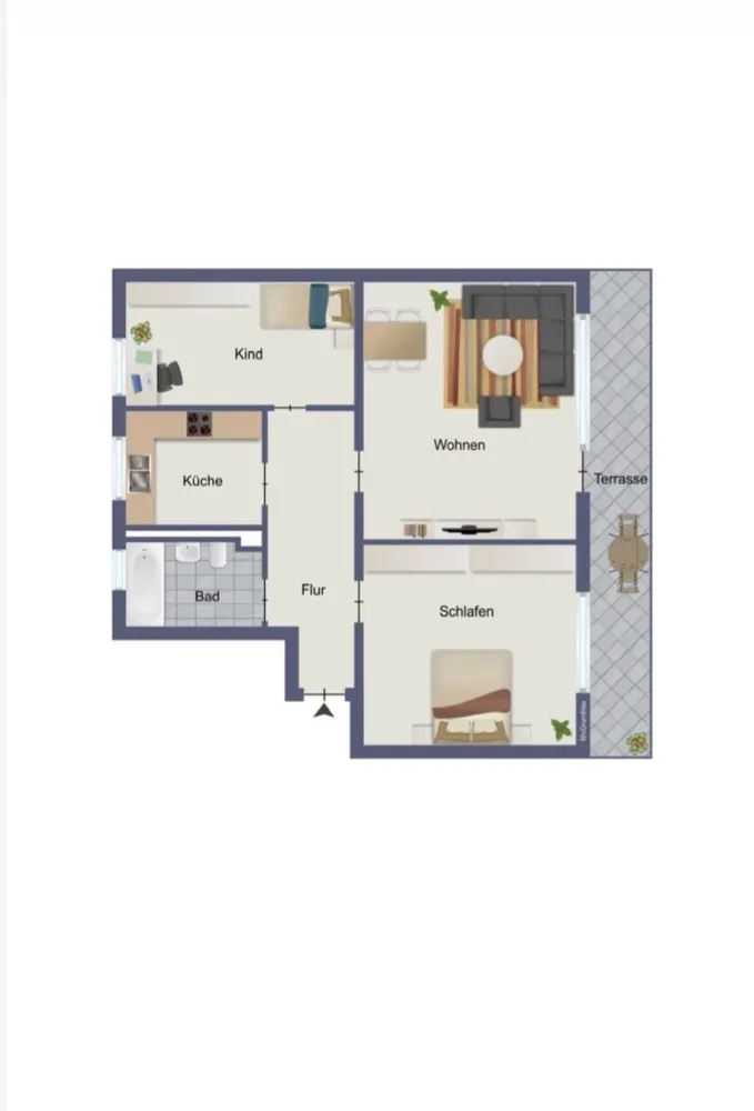 3 room apartment with 75 m² in Nuremberg – Photo 1