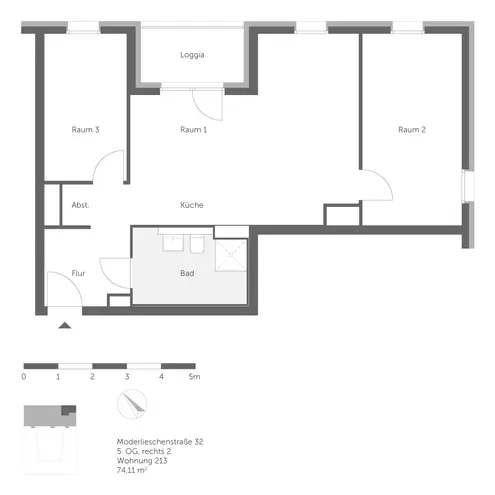 3 Zimmer Wohnung mit 74 m² in Berlin – Bild 6