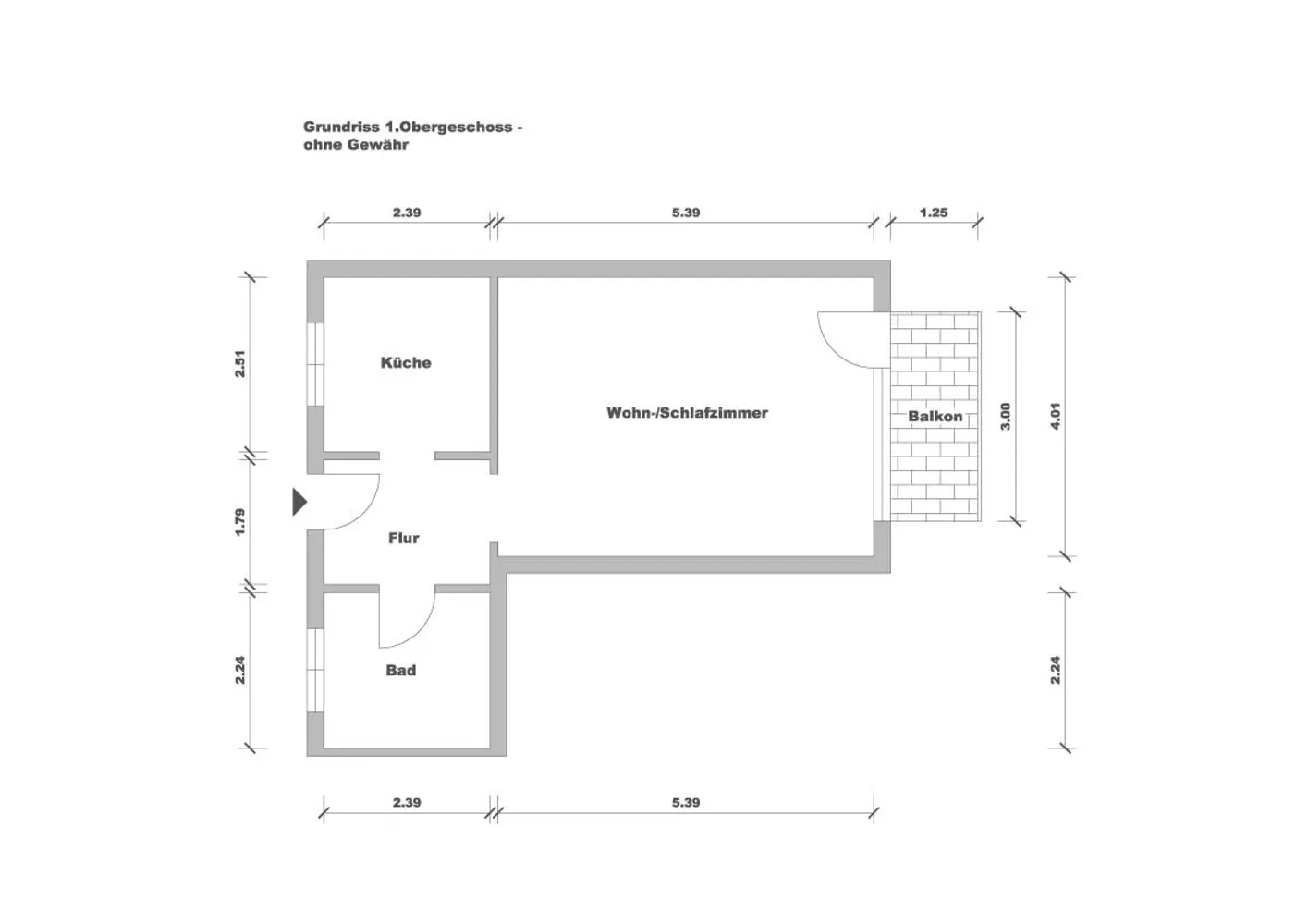 1 Zimmer Wohnung mit 39 m² in Stuttgart – Bild 7