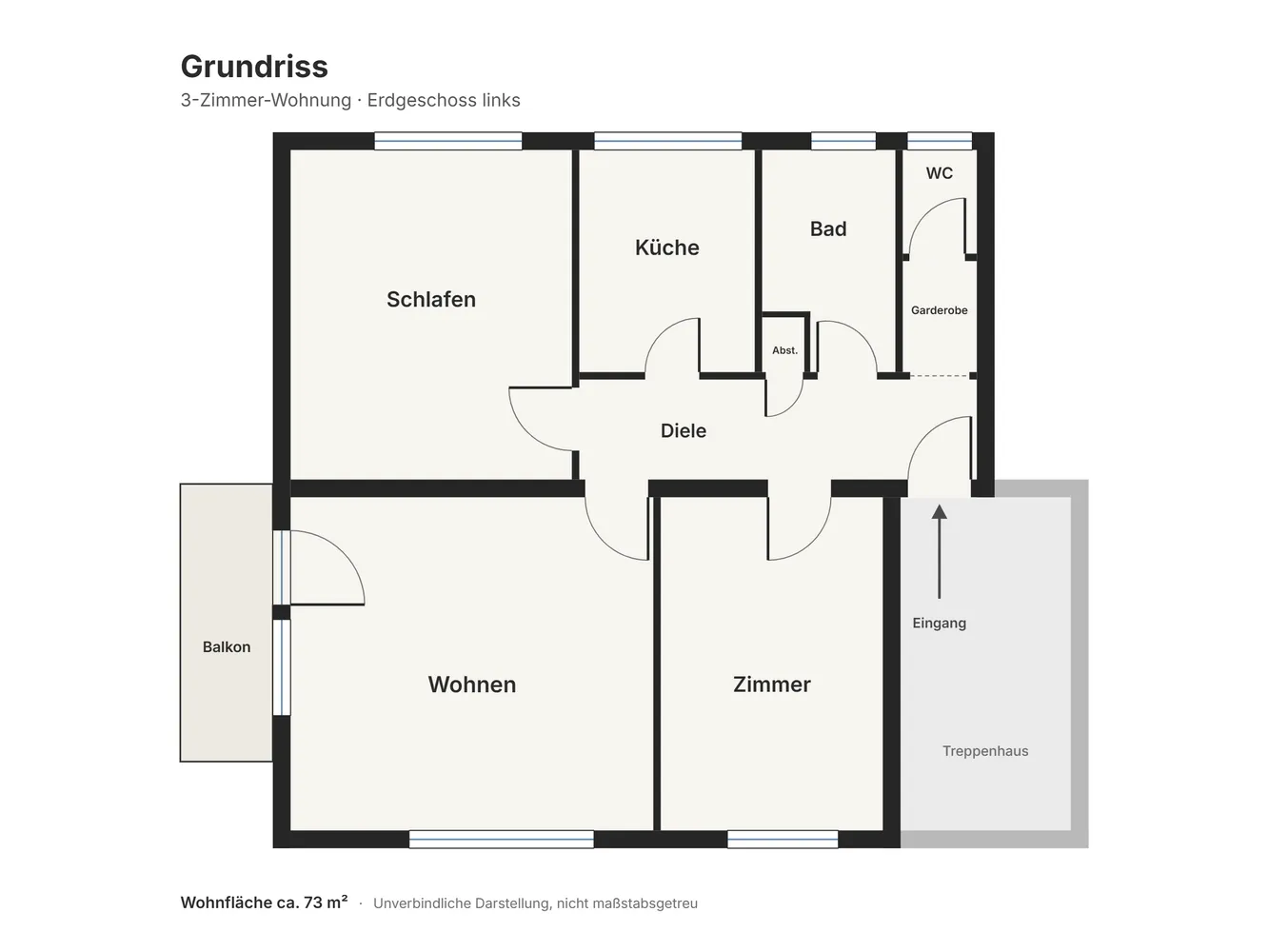 3 Zimmer Wohnung mit 73 m² in Solingen – Bild 10