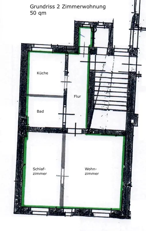 2 Zimmer Wohnung mit 50 m² in Zeitz – Bild 5