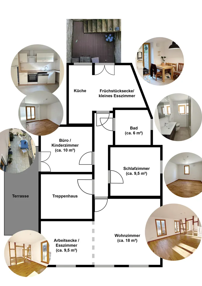 4 Zimmer Wohnung mit 76 m² in Stuttgart – Bild 2
