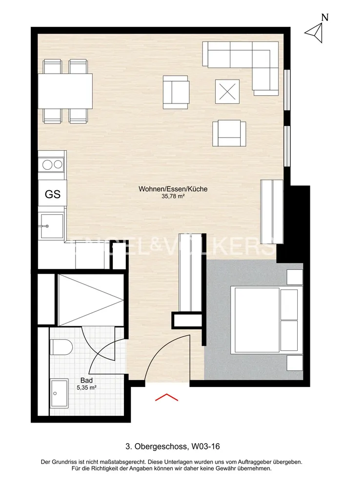 2 Zimmer Wohnung mit 41 m² in Frankfurt am Main – Bild 8