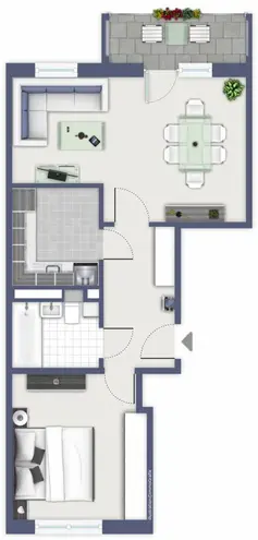 2 Zimmer Wohnung mit 46 m² in Chemnitz – Bild 9