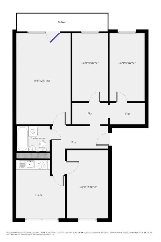 4 Zimmer Wohnung mit 83 m² in Brandenburg an der Havel – Bild 4