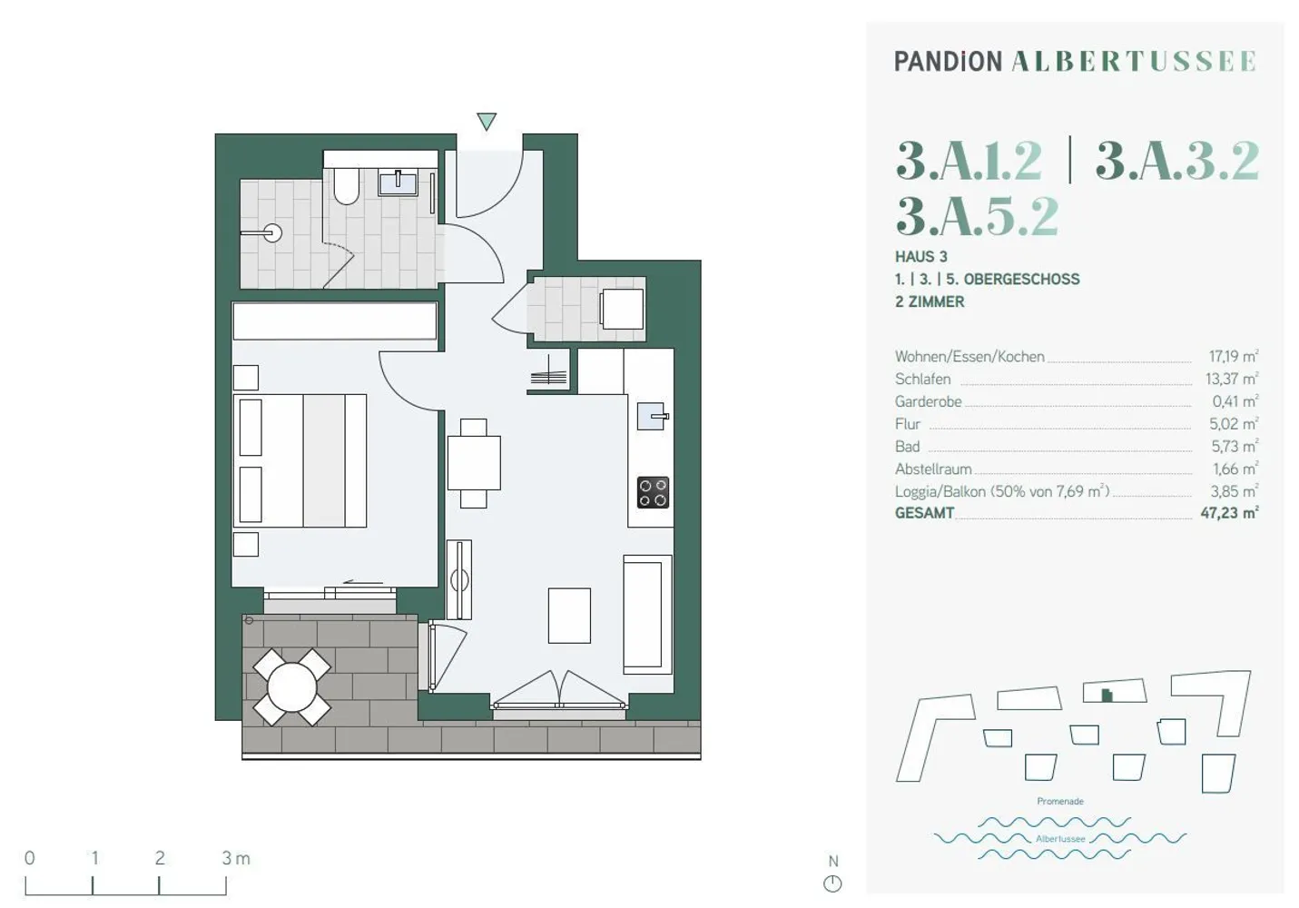 2 Zimmer Wohnung mit 47 m² in Düsseldorf – Bild 10