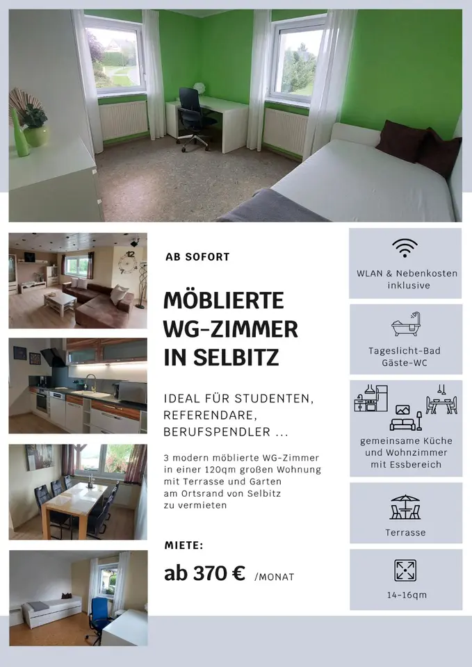 WG-Zimmer mit 54 m² in Hof – Bild 10