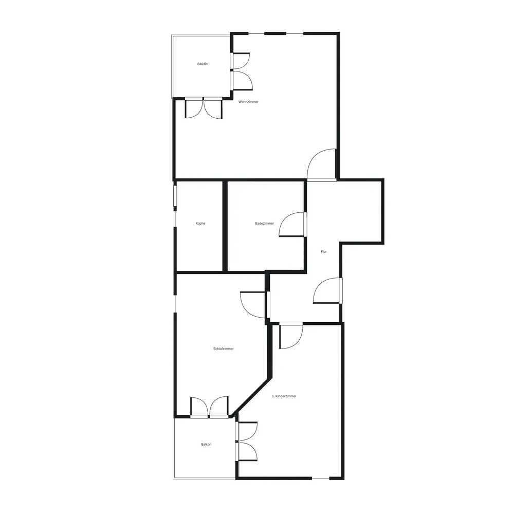 3 Zimmer Wohnung mit 68 m² in Hannover – Bild 2