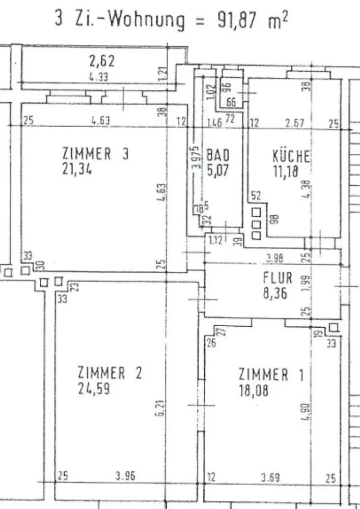 3 Zimmer Wohnung mit 92 m² in Hannover – Bild 8