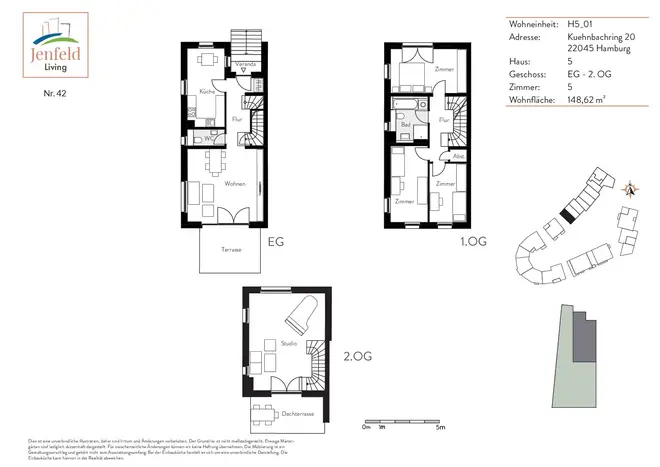5 Zimmer Wohnung mit 149 m² in Hamburg – Bild 12