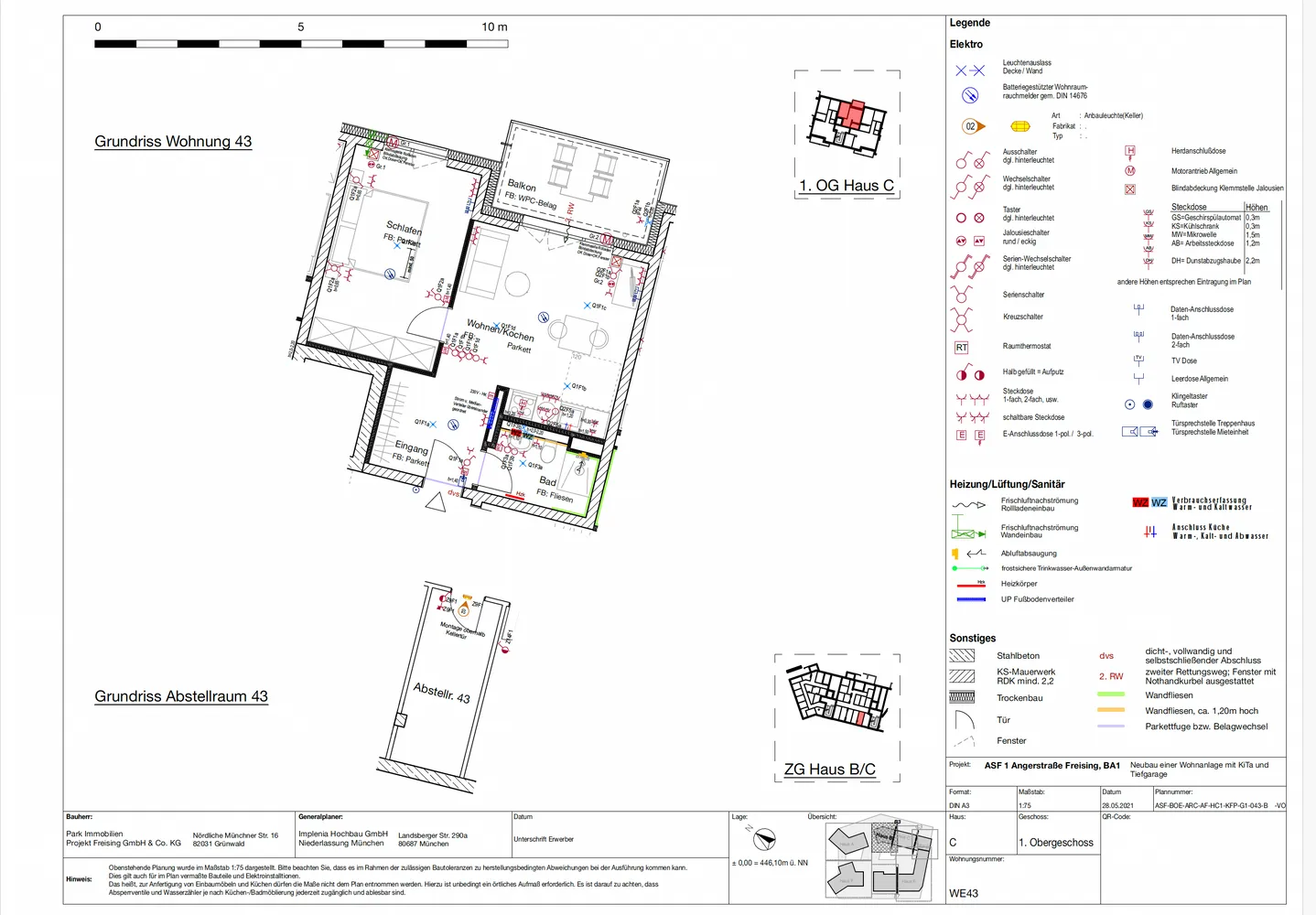 2 Zimmer Wohnung mit 50 m² in Freising – Bild 2