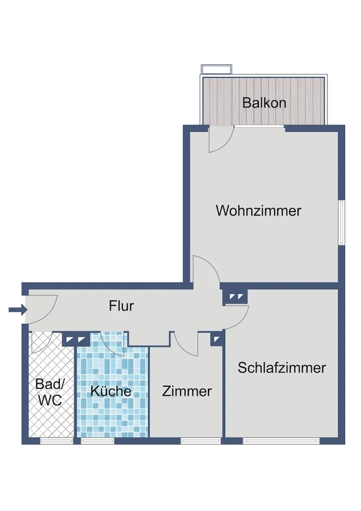 3 room apartment with 62 m² in Dreieich – Photo 3