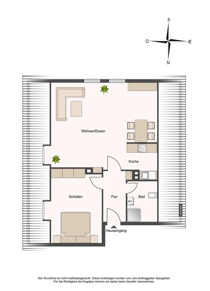 3 Zimmer Wohnung mit 60 m² in Stuttgart – Bild 1