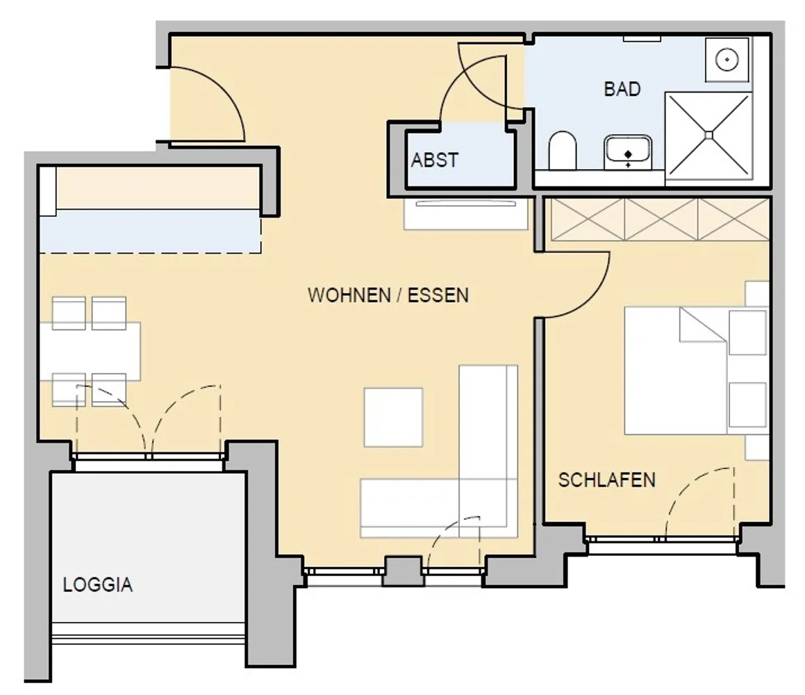 2 Zimmer Wohnung mit 61 m² in Braunschweig – Bild 2
