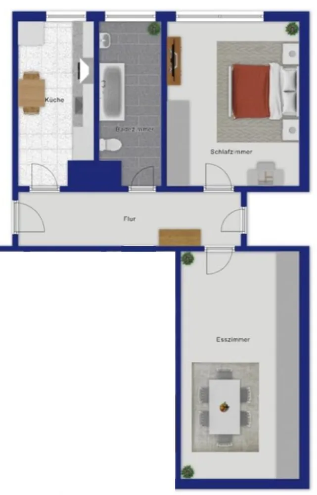 2 Zimmer Wohnung mit 55 m² in Düsseldorf – Bild 6