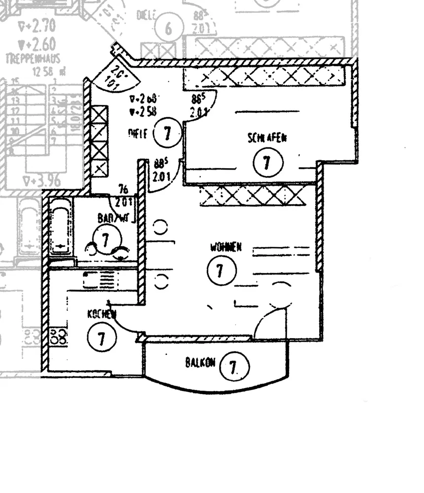 2 Zimmer Wohnung mit 62 m² in Augsburg – Bild 3