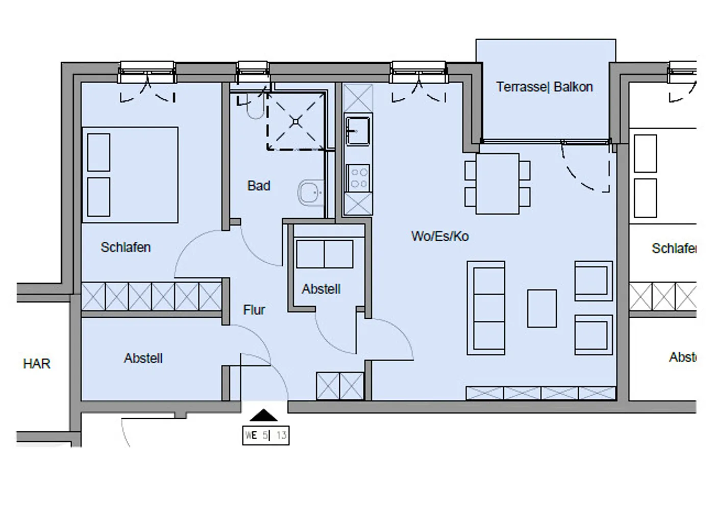 2 Zimmer Wohnung mit 70 m² in Herten – Bild 4