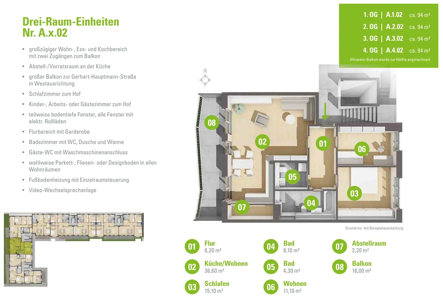 5 Zimmer Wohnung mit 94 m² in Magdeburg – Bild 5