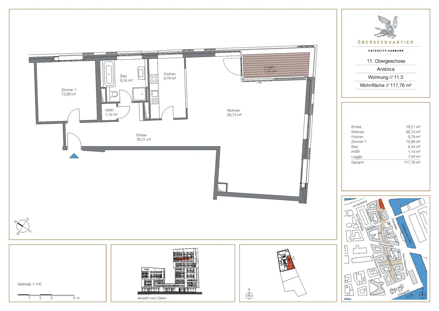 2 Zimmer Wohnung mit 118 m² in Hamburg – Bild 10