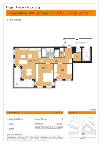 3 Zimmer Wohnung mit 84 m² in Leipzig – Bild 5