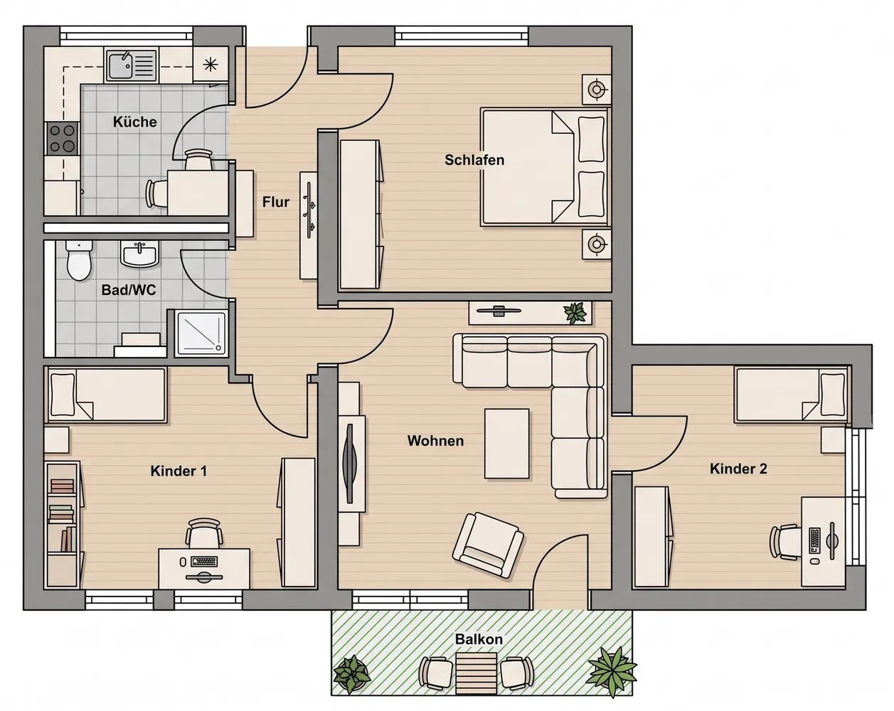 4 Zimmer Wohnung mit 94 m² in Mönchengladbach – Bild 9