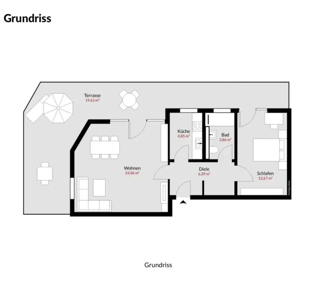 2 Zimmer Wohnung mit 71 m² in München – Bild 8