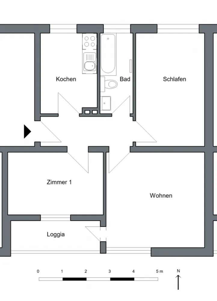 3 Zimmer Wohnung mit 59 m² in Wolfsburg – Bild 7
