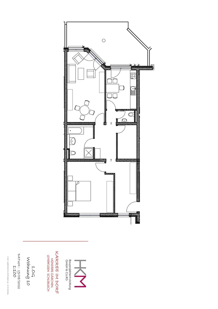 2 room apartment with 85 m² in Leverkusen – Photo 4