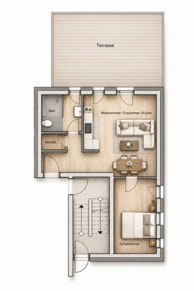 2 Zimmer Wohnung mit 59 m² in Frankfurt am Main – Bild 6