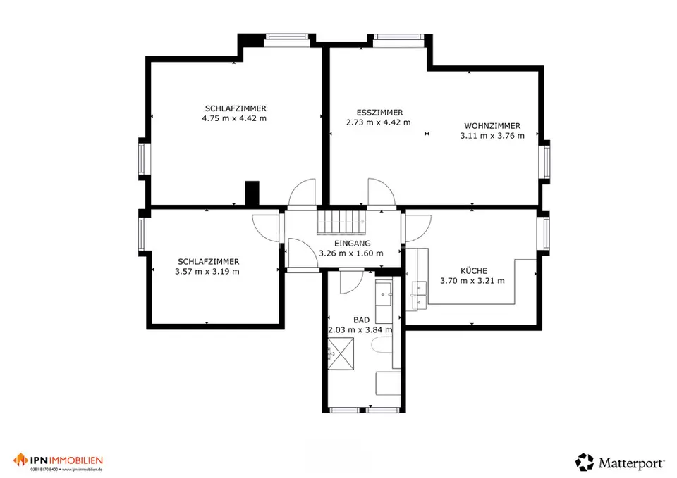 3 Zimmer Wohnung mit 70 m² in Rostock – Bild 10