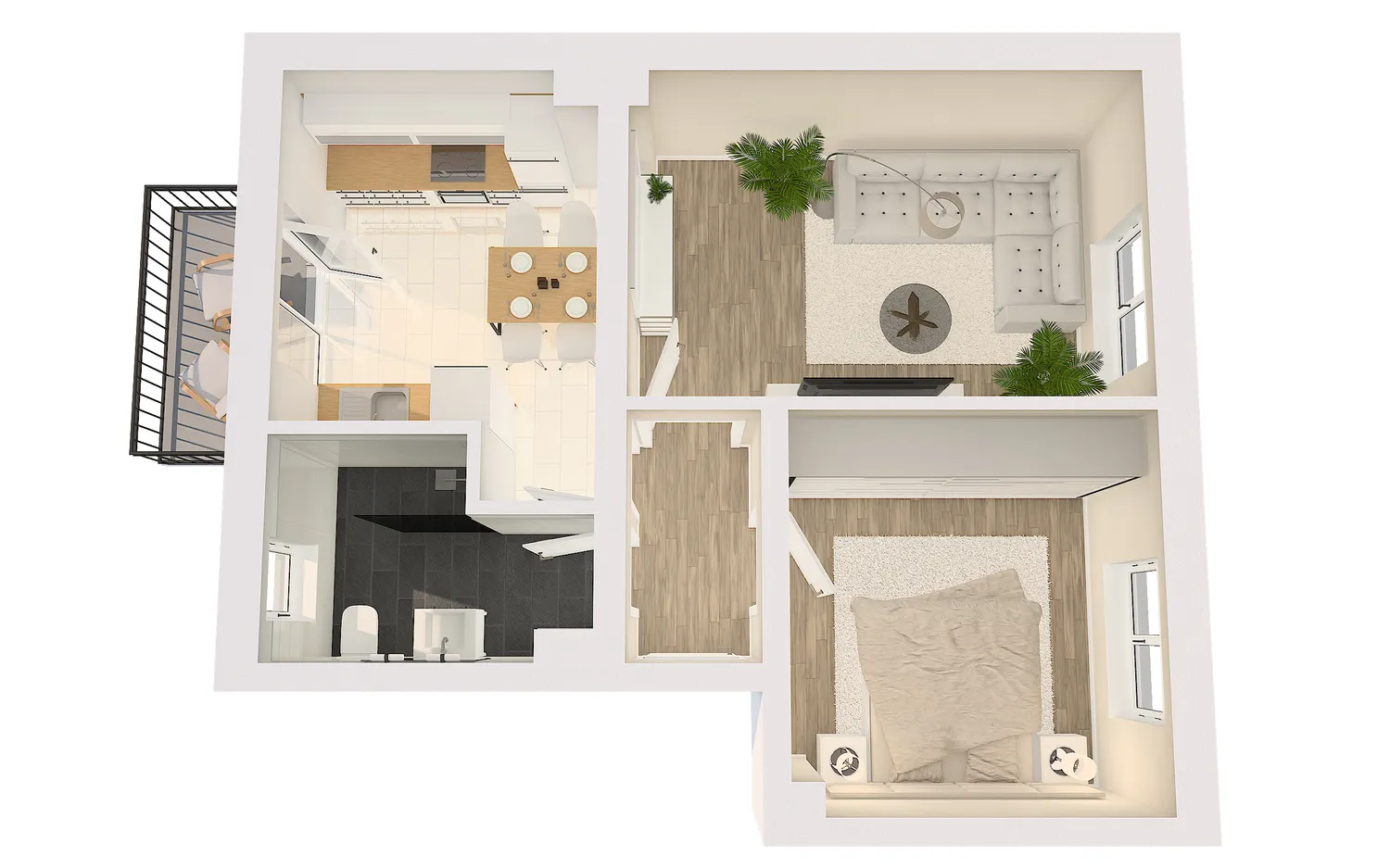 2 Zimmer Wohnung mit 49 m² in Dresden – Bild 12