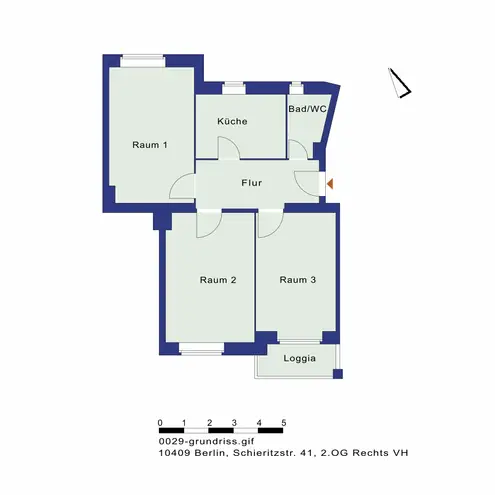 3 Zimmer Wohnung mit 74 m² in Berlin – Bild 8