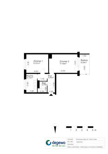 2 Zimmer Wohnung mit 51 m² in Berlin – Bild 7