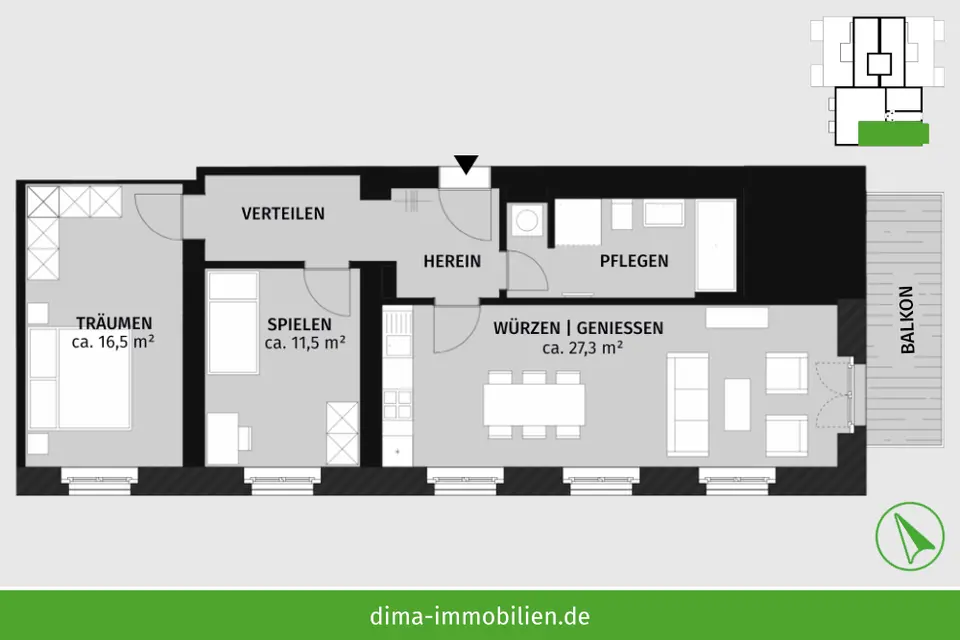 3 Zimmer Wohnung mit 78 m² in Leipzig – Bild 5