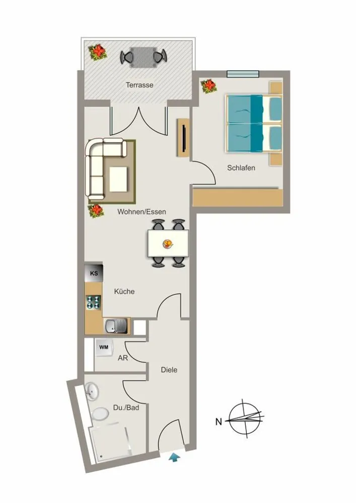 2 Zimmer Wohnung mit 56 m² in Düsseldorf – Bild 10