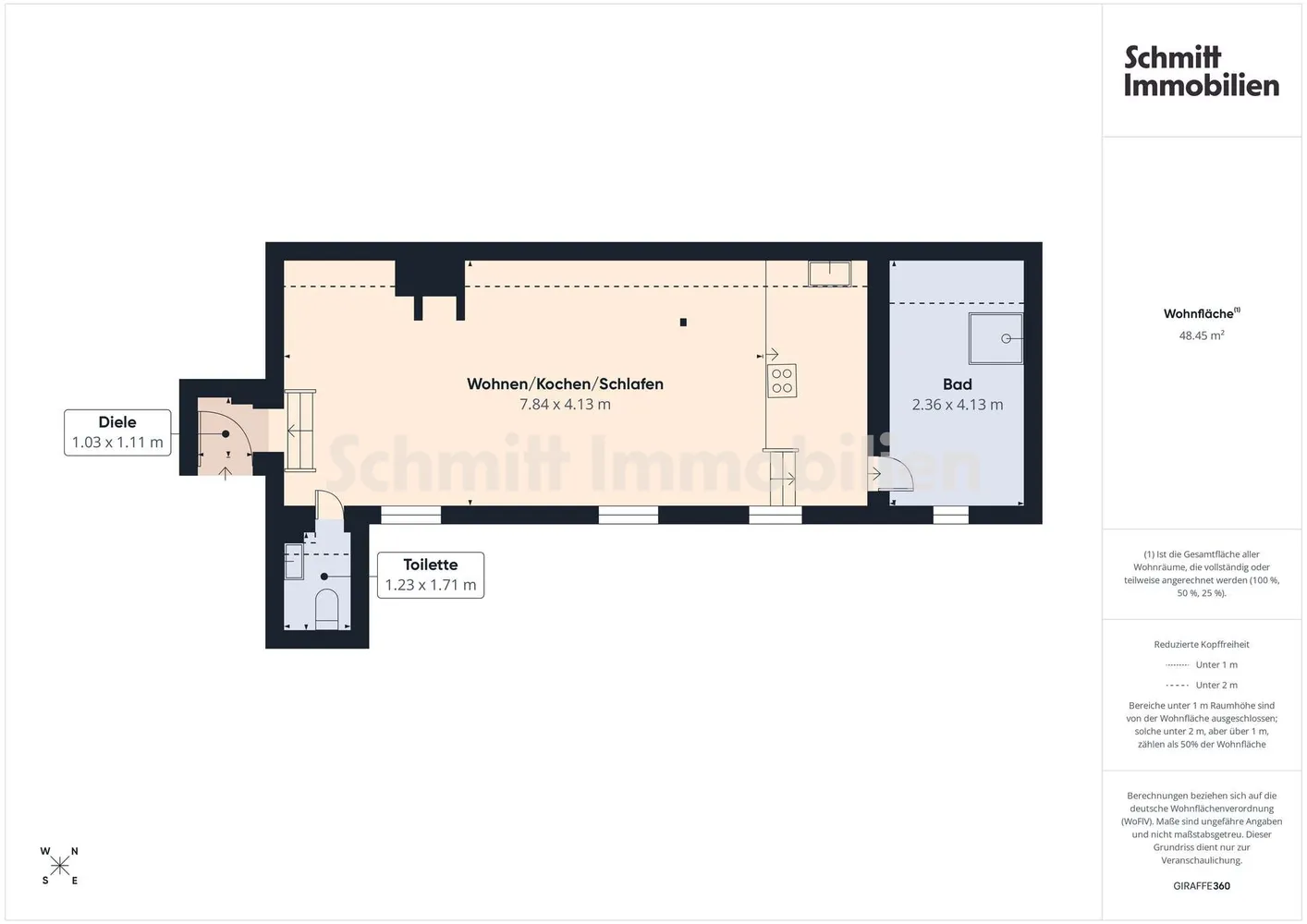 1 Zimmer Wohnung mit 48 m² in Frankfurt am Main – Bild 5